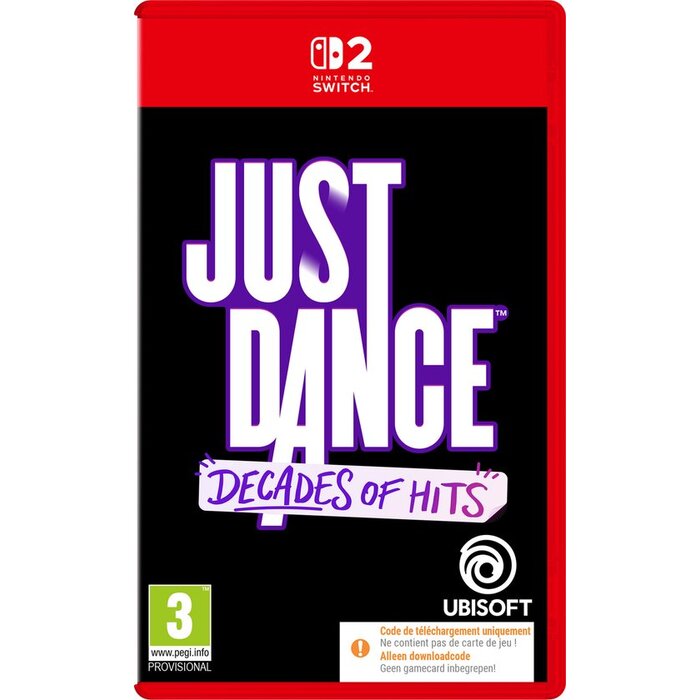 Ubisoft Nintendo Switch 2 Just Dance: Decades of Hits (Code in Box)