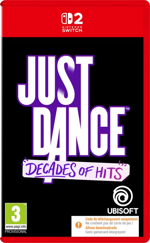 Ubisoft Nintendo Switch 2 Just Dance: Decades of Hits (Code in Box)