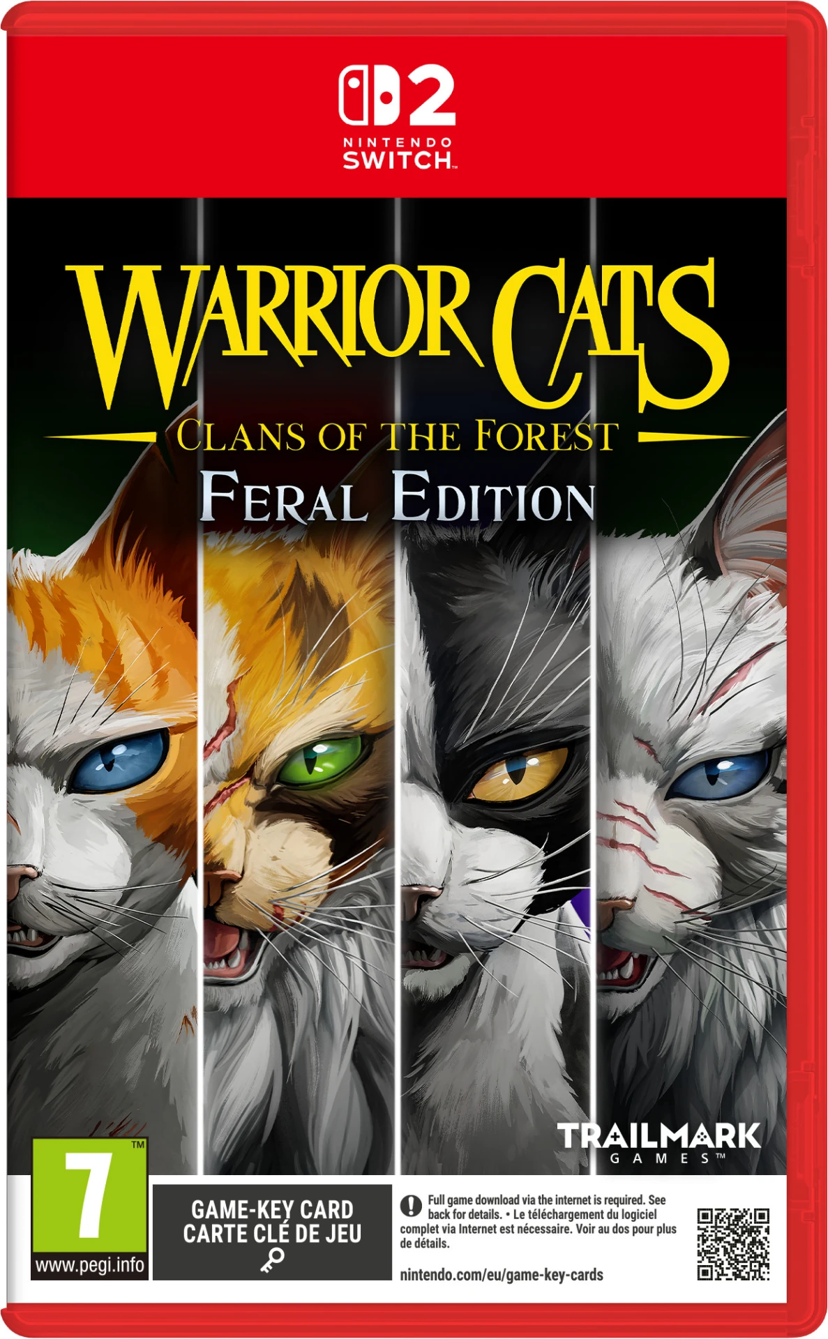 Trailmark Games Nintendo Switch 2 Warrior Cats: Clans of the Forest - Feral Edition (Gamekeycard)