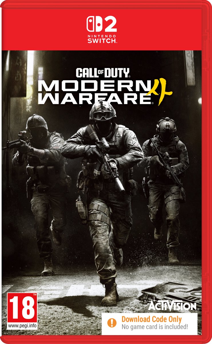 Activision Nintendo Switch 2 Call of Duty Modern Warfare 4 (Code in Box)