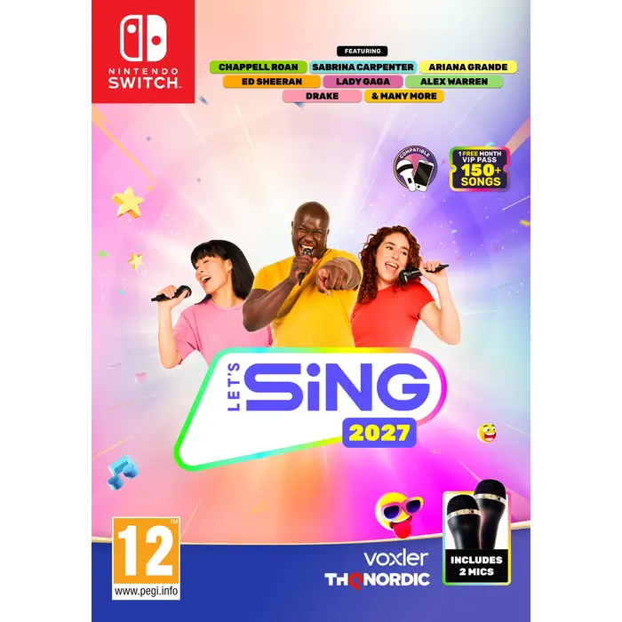Thq Nordic Nintendo Switch Let's Sing 2027 - 2 Mic Bundle - International Version