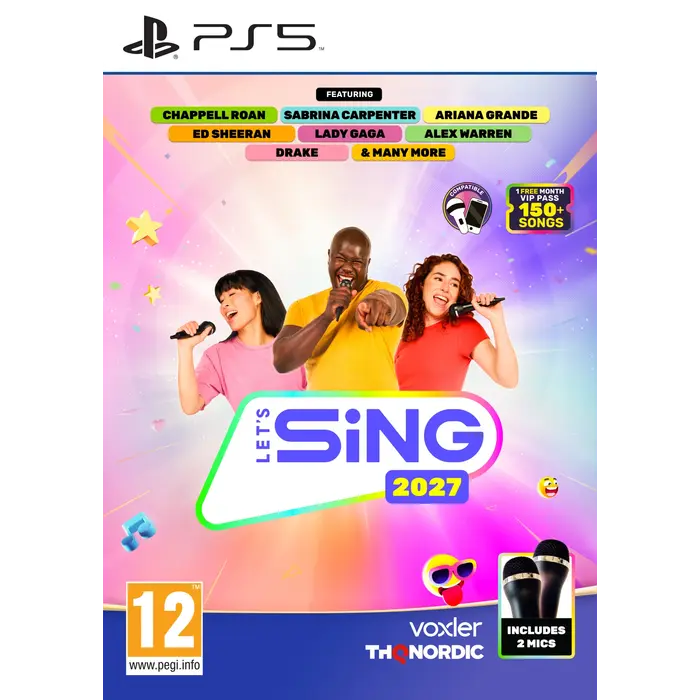 Thq Nordic PS5 Let's Sing 2027 - 2 Mic Bundle - International Version