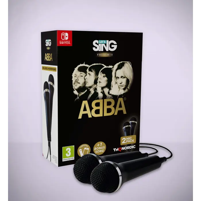 Thq Nordic Nintendo Switch Let's Sing ABBA - 2 Mic Bundle