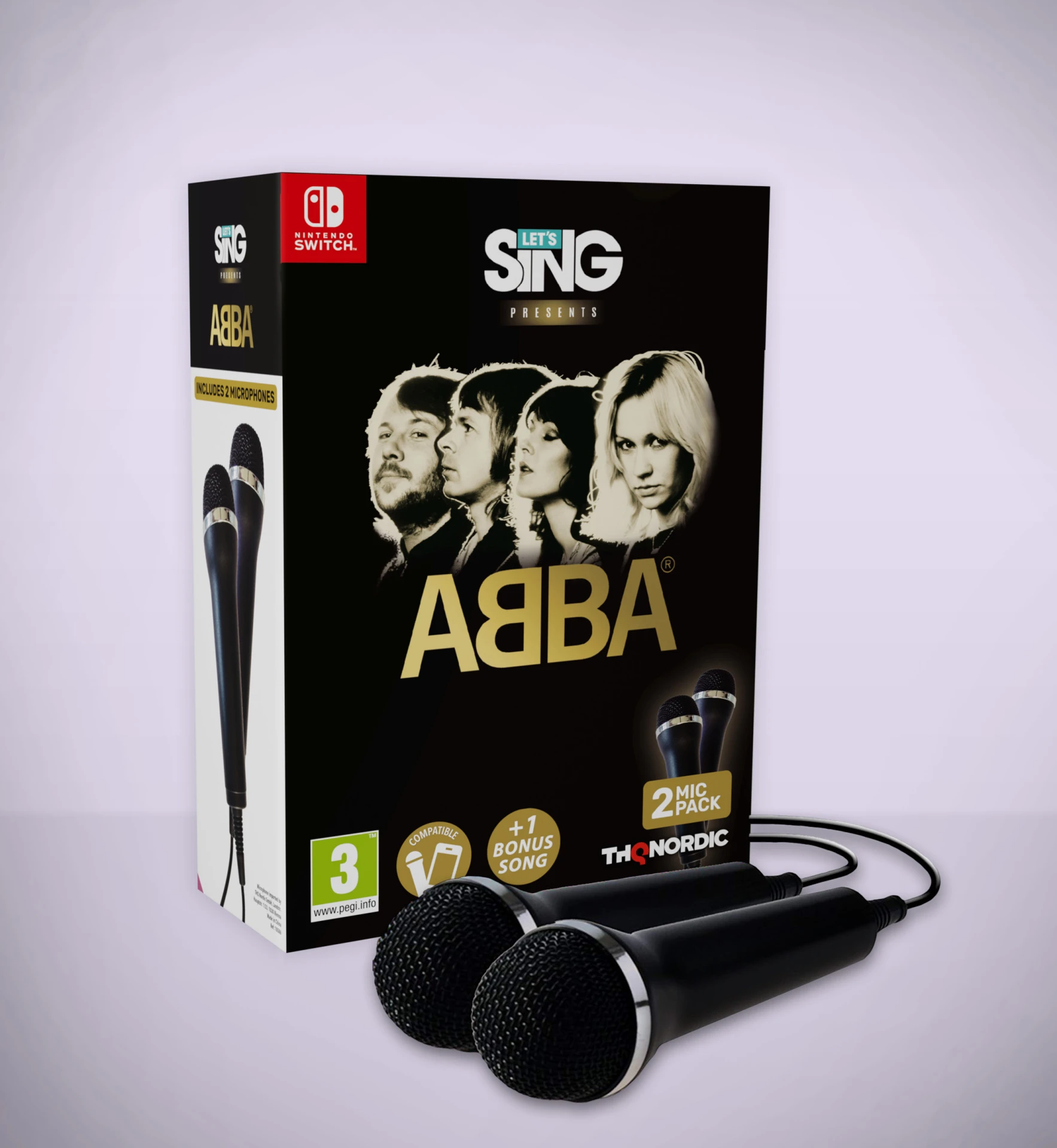 Thq Nordic Nintendo Switch Let's Sing ABBA - 2 Mic Bundle
