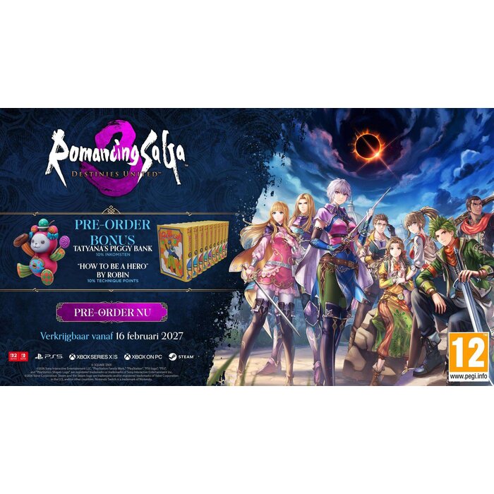 Square Enix Nintendo Switch Romancing Saga 3: Destinies United + Pre-Order Bonus