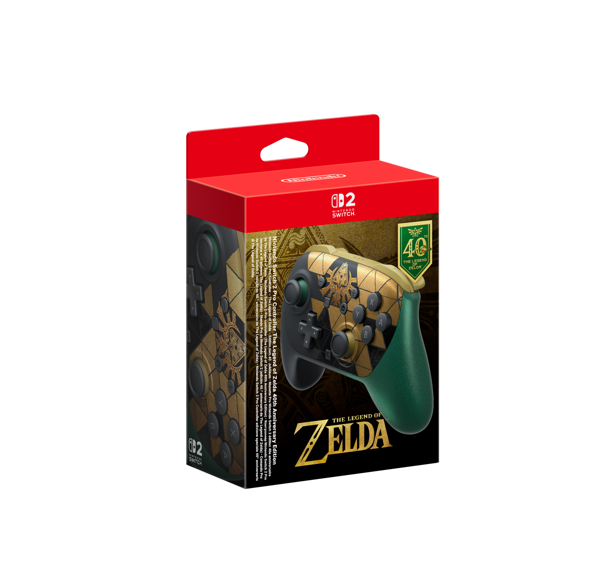 Pro Controller - The Legend of Zelda 40th Anniversary Edition