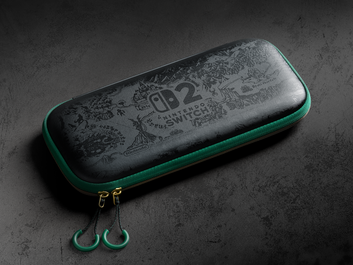 Nintendo Nintendo Switch 2 Opberghoes & Screen Protector - The Legend of Zelda 40th Anniversary Edition