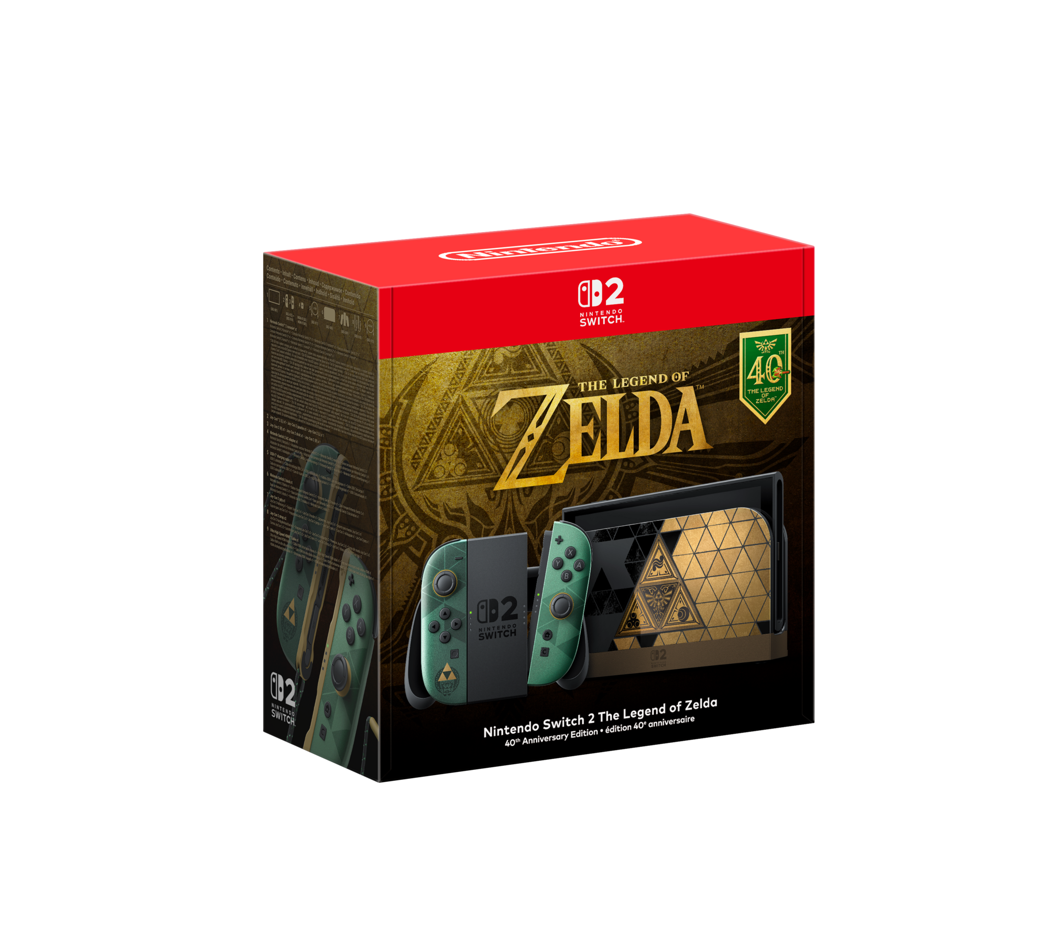 Nintendo Nintendo Switch 2 Console - The Legend of Zelda 40th Anniversary Edition