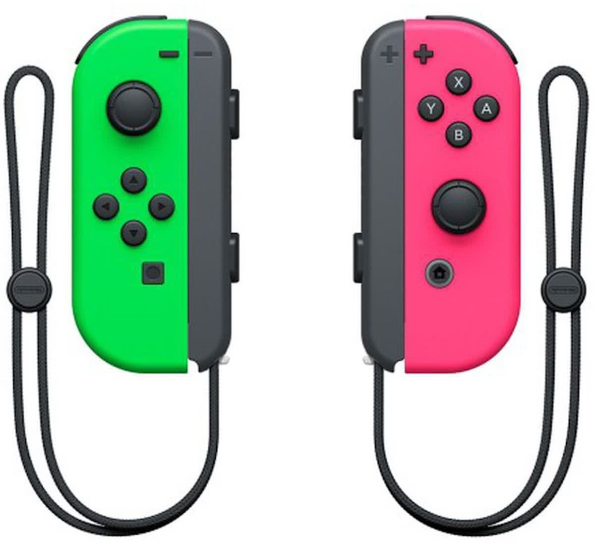 Joy-Con Controllers Paar (Neongroen/Roze) - Met vervangbare batterij