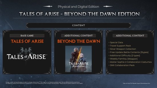Bandai Namco Nintendo Switch 2 Tales of Arise - Beyond The Dawn Edition