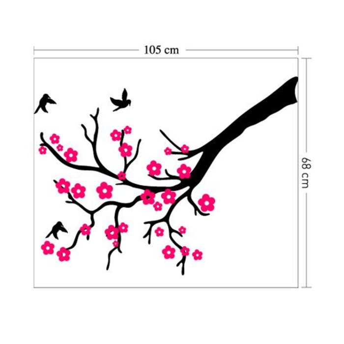 Coart Muurstickers Kersenbloesem