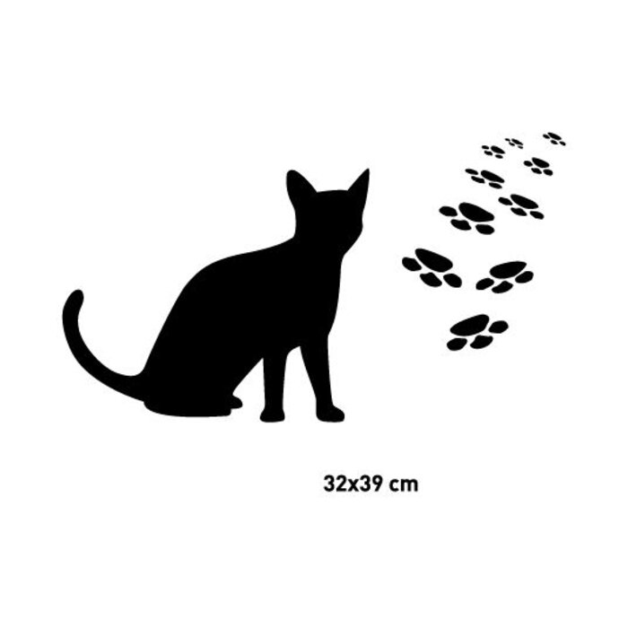 Coart Muurstickers Katje- Little Cat