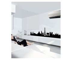Coart Muurstickers skyline van Parijs