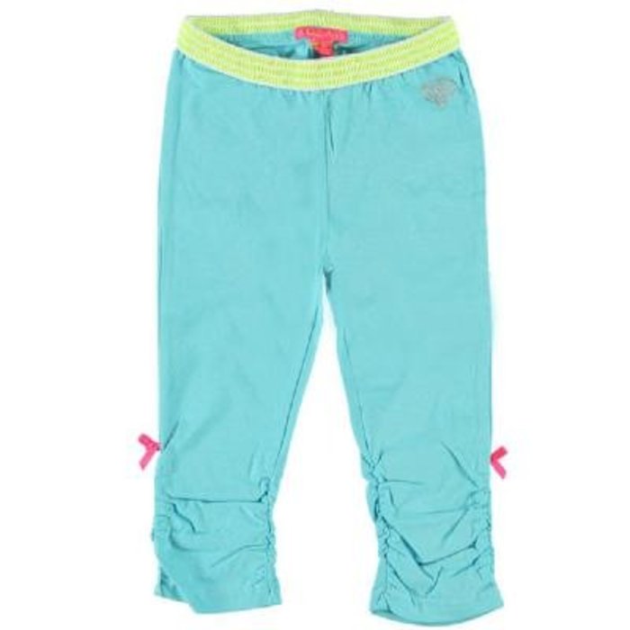 Kidz-Art kleurrijke meisjeskleding outlet legging soft turquoise