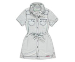 Moodstreet- vrolijke prints en lekker eigenwijs jurkje faded denim jeans