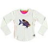 Kidz-Art kleurrijke meisjeskleding outlet longsleeve metallic fish