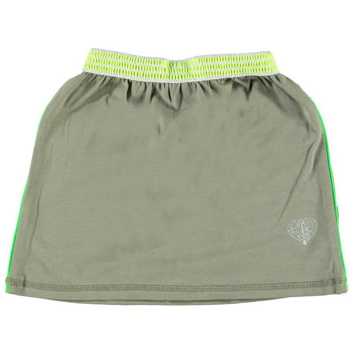 Kidz-Art kleurrijke meisjeskleding outlet rokje warm grey