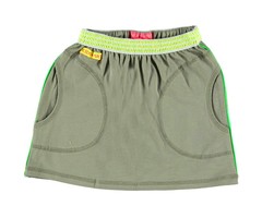 Kidz-Art kleurrijke meisjeskleding outlet rokje warm grey