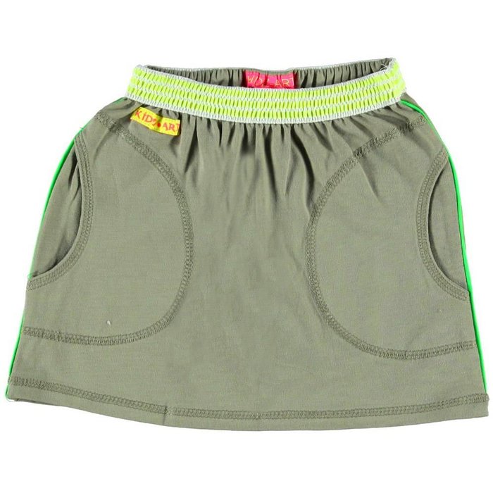 Kidz-Art kleurrijke meisjeskleding outlet rokje warm grey