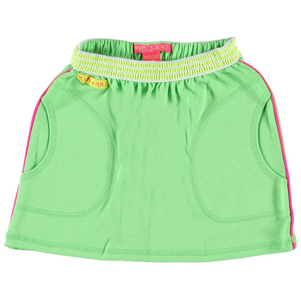 Kidz-Art kleurrijke meisjeskleding outlet rokje Fresh green