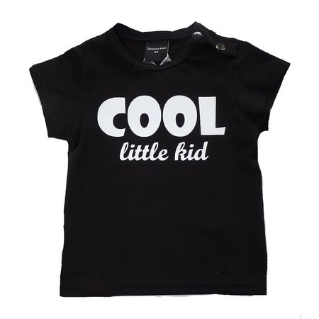Roos & Tijn Design shirt Cool Little Kid black