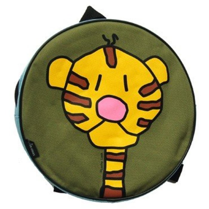 Designheroes ronde kinder rugzak tijger
