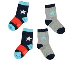 Molo  MOLO twee paar sokken Nitis Indigo navy