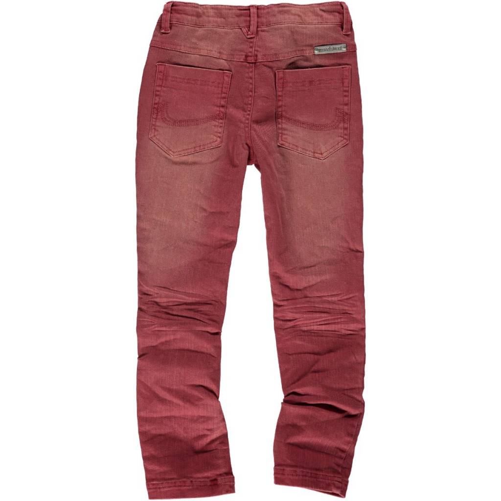 Moodstreet- vrolijke prints en lekker eigenwijs jongens jeans vintage red