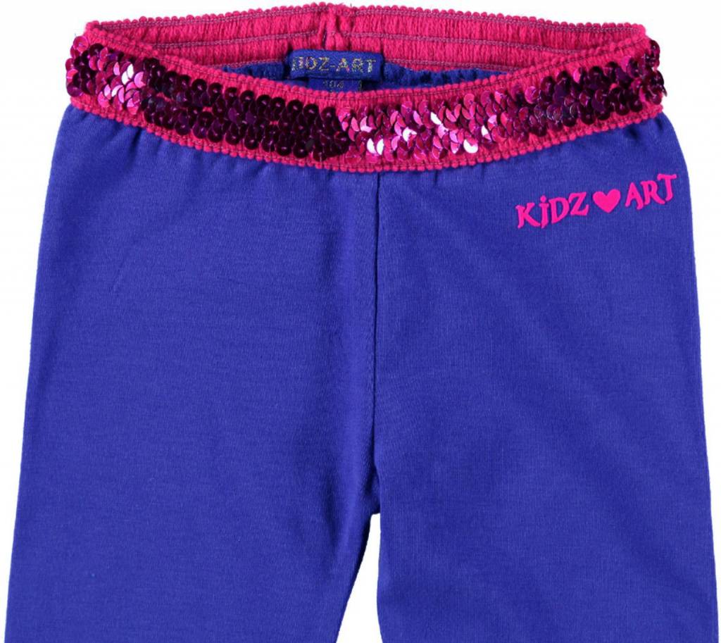 Kidz-Art kleurrijke meisjeskleding outlet legging purple blue
