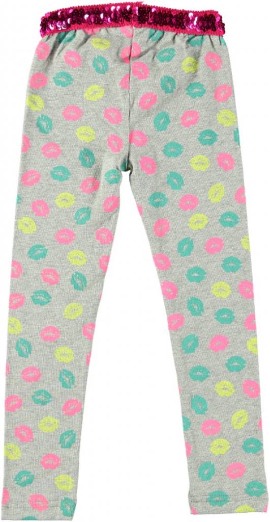 Kidz-Art kleurrijke meisjeskleding outlet legging kisses multicolor