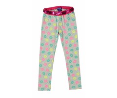 Kidz-Art kleurrijke meisjeskleding outlet legging kisses multicolor