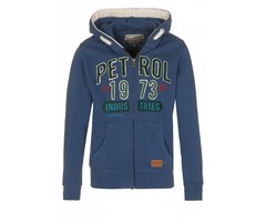 Petrol Industries sweatvest vintage blue