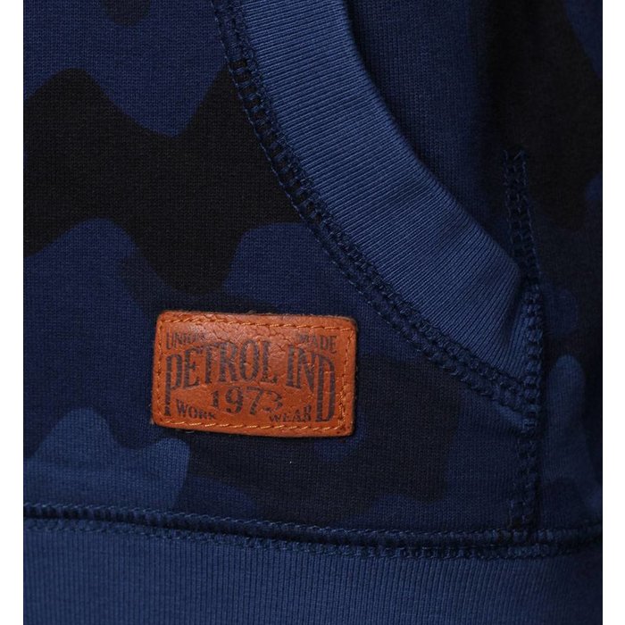 Petrol Industries hooded sweat army blue