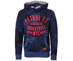 Petrol Industries hooded sweat army blue