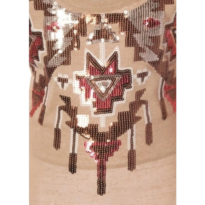 Be A Diva top Anka pailletten