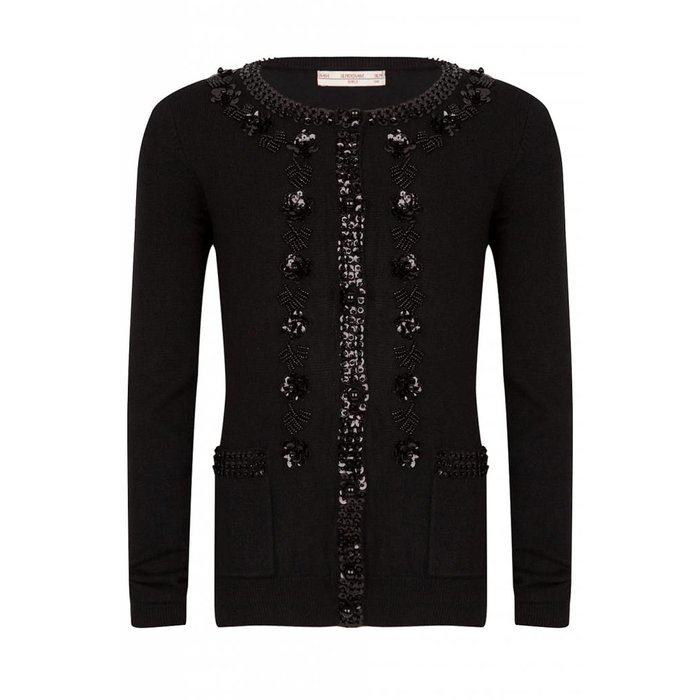 SuperTrash Vest met kraaltjes en pailletten