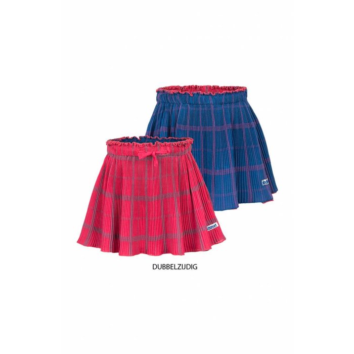 Moodstreet- vrolijke prints en lekker eigenwijs eigenwijs reversible rokje plisse- twee-in-een