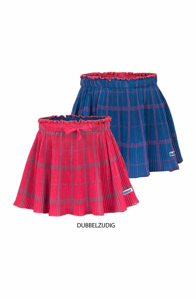 Moodstreet- vrolijke prints en lekker eigenwijs eigenwijs reversible rokje plisse- twee-in-een