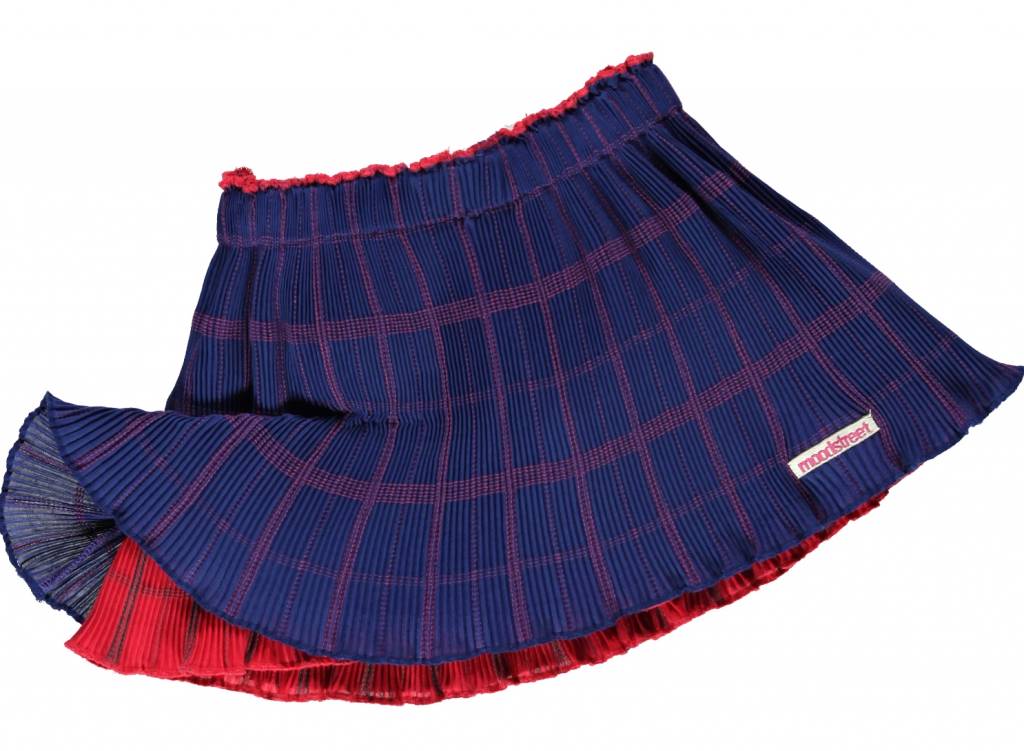 Moodstreet- vrolijke prints en lekker eigenwijs eigenwijs reversible rokje plisse- twee-in-een