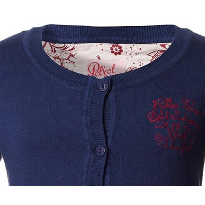 Petrol Industries meisjes vest navy knit