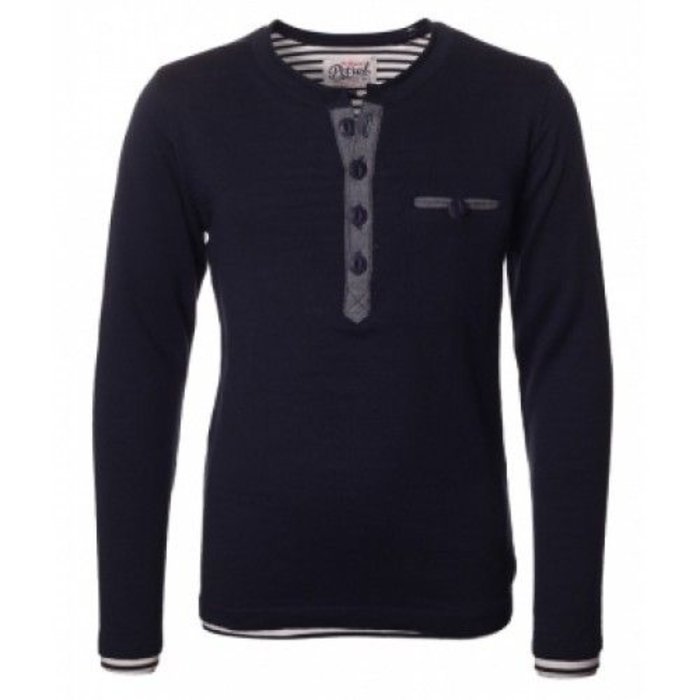 Petrol Industries navy knit trui