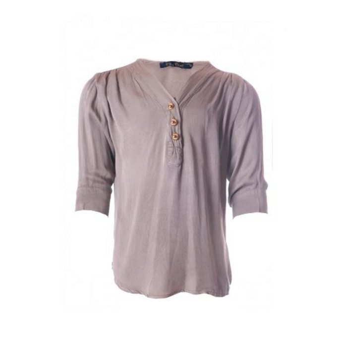 Be A Diva blouse Audrey taupe