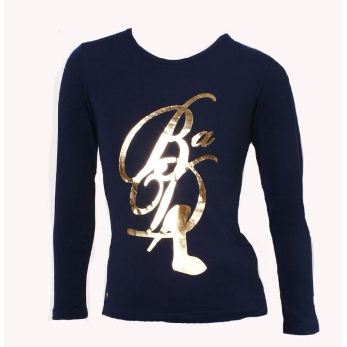 Be A Diva logo longsleeve Sara blue