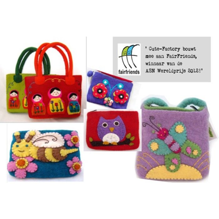 Cute Factory Fairtrade tasje Babouschka