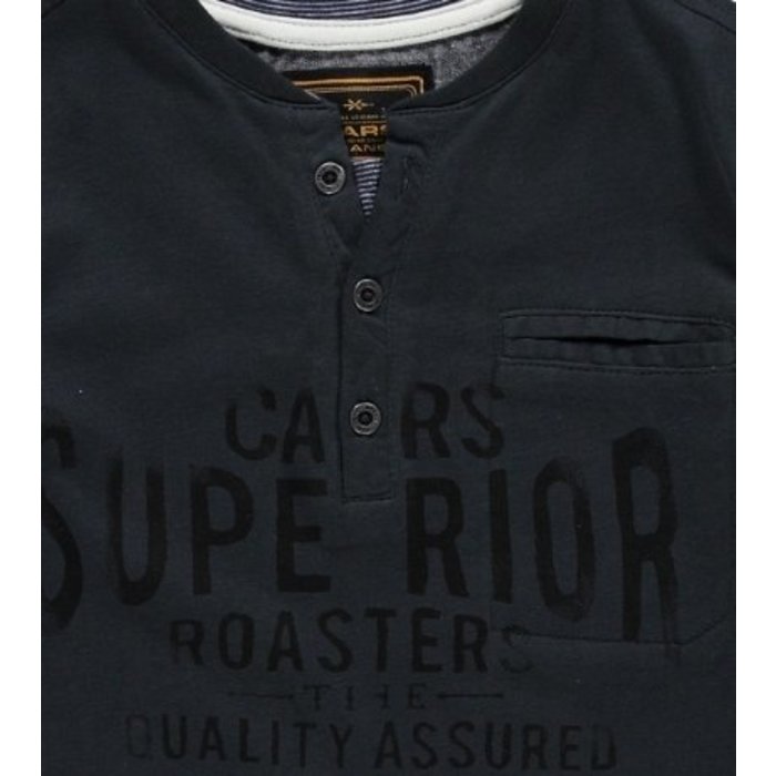 Cars Jeans  stoere longsleeve met knoopsluiting