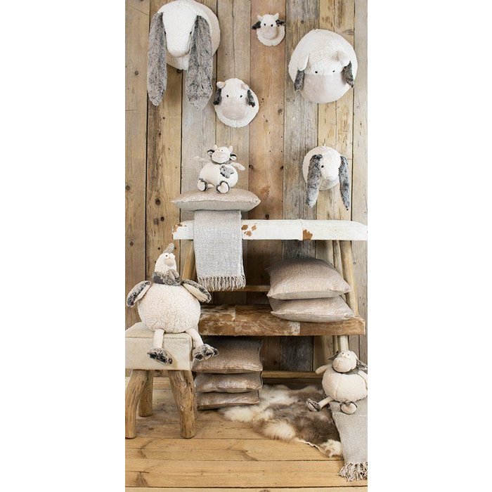 Mars & More pluche koeienkop om op te hangen