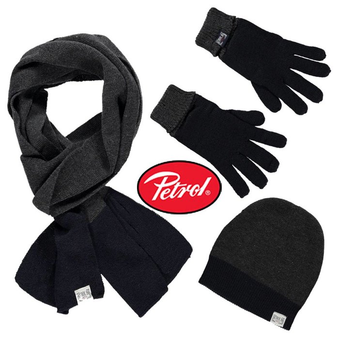 Petrol Industries beanie muts grey navy