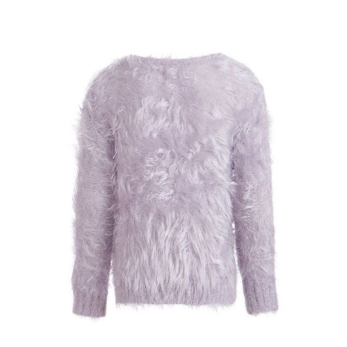 Little Pieces/ Pieces Kids superzachte fluffy trui soft lila
