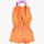 stretchy jumpsuit hot orange