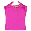 Kidz-Art kleurrijke meisjeskleding outlet singlet purple pink lieve biesjes